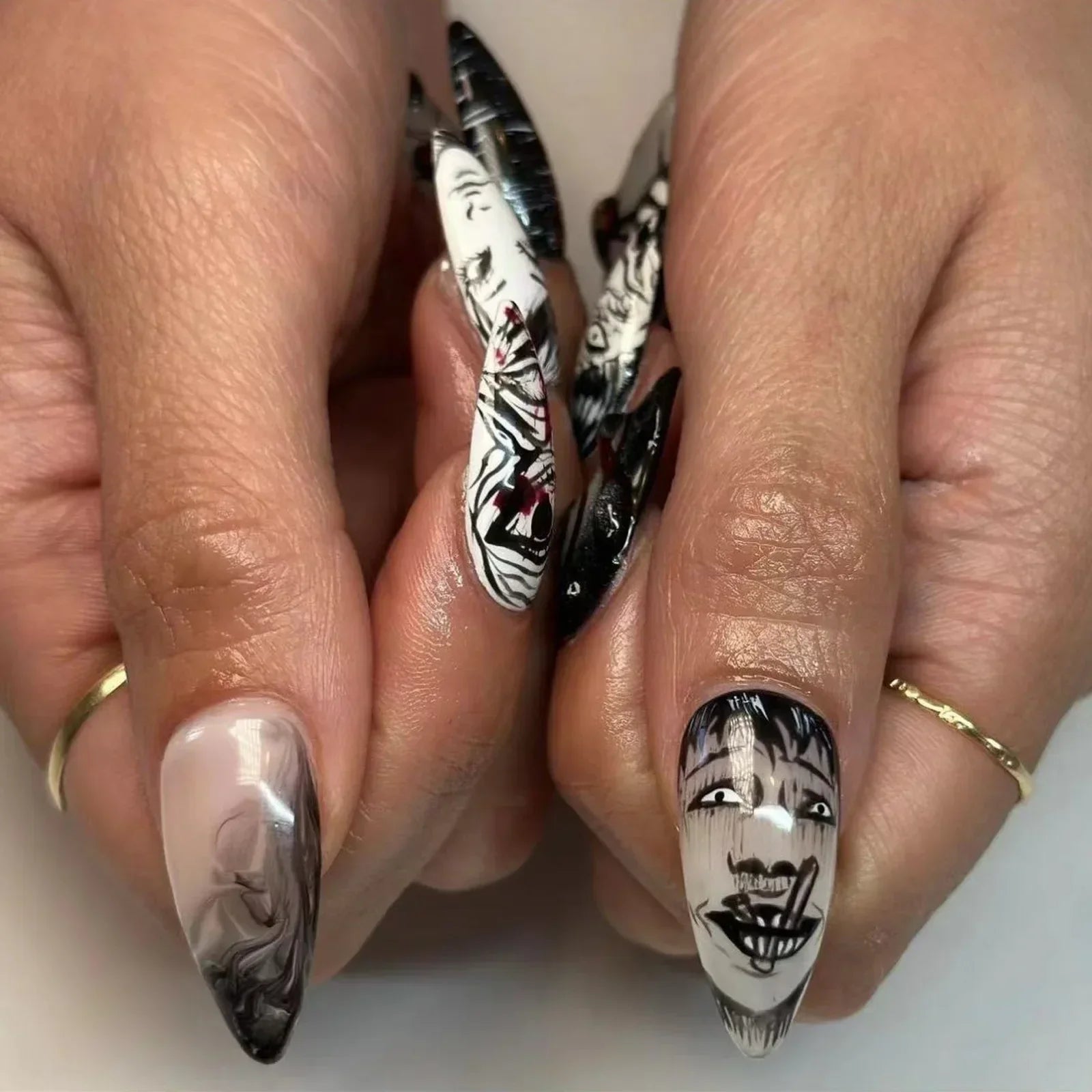 Gothic Manga Nail Art Collection-1