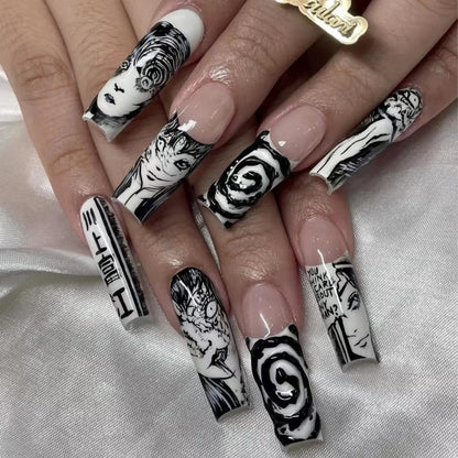Gothic Manga Nail Art Collection-2