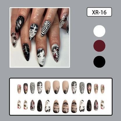 Gothic Manga Nail Art Collection-5