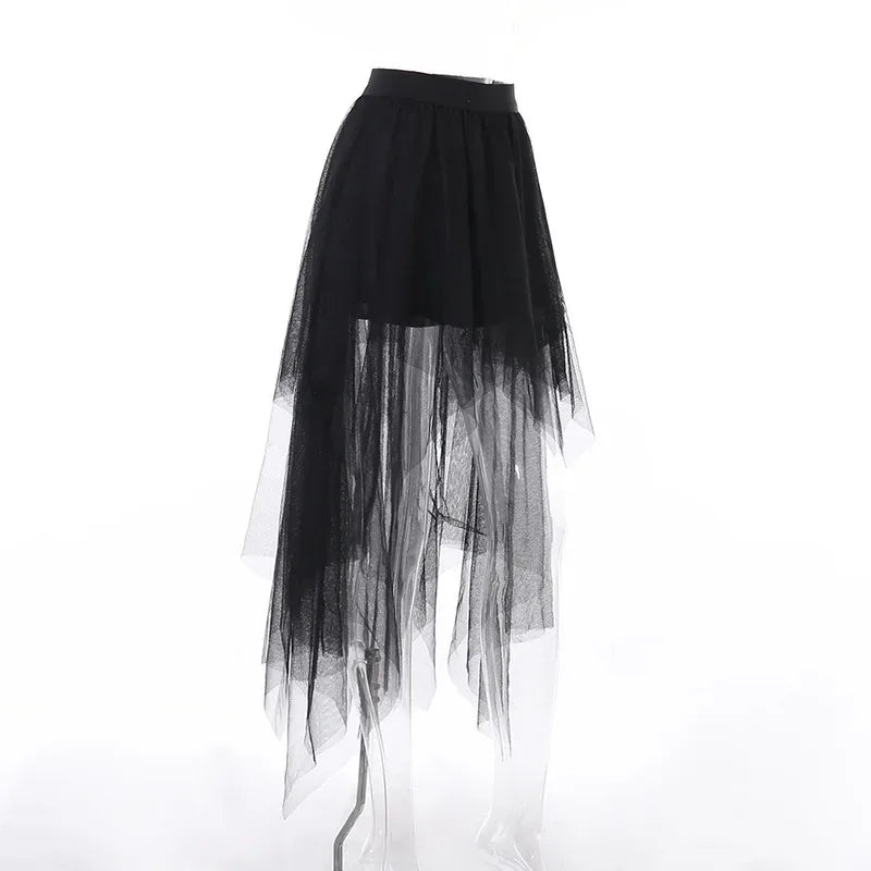 High-Waisted Skirt Gothic Style
