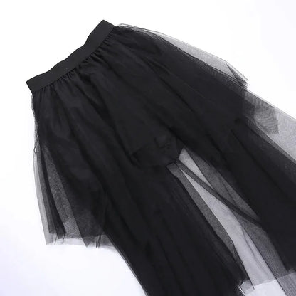 High-Waisted Skirt Gothic Style