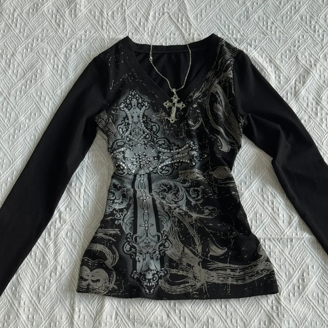 Vintage  Punk Graphic T-shirt