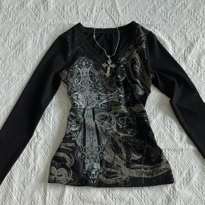 Vintage  Punk Graphic T-shirt