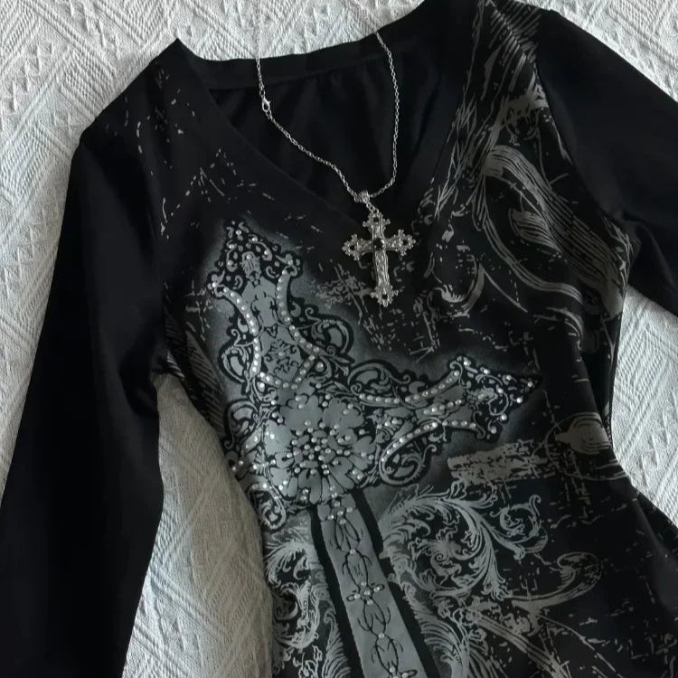 Vintage  Punk Graphic T-shirt